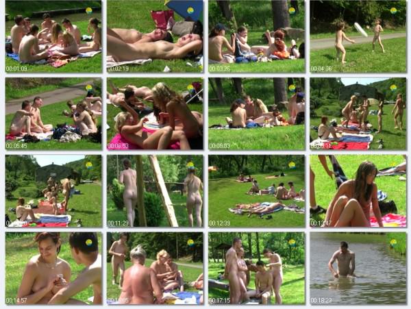 FKK video - Bathing in a bahnak FKK video - Bathing in a bahnak